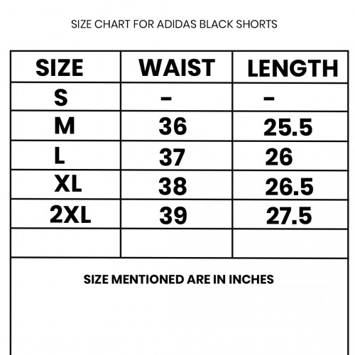 Adidas Black Shorts